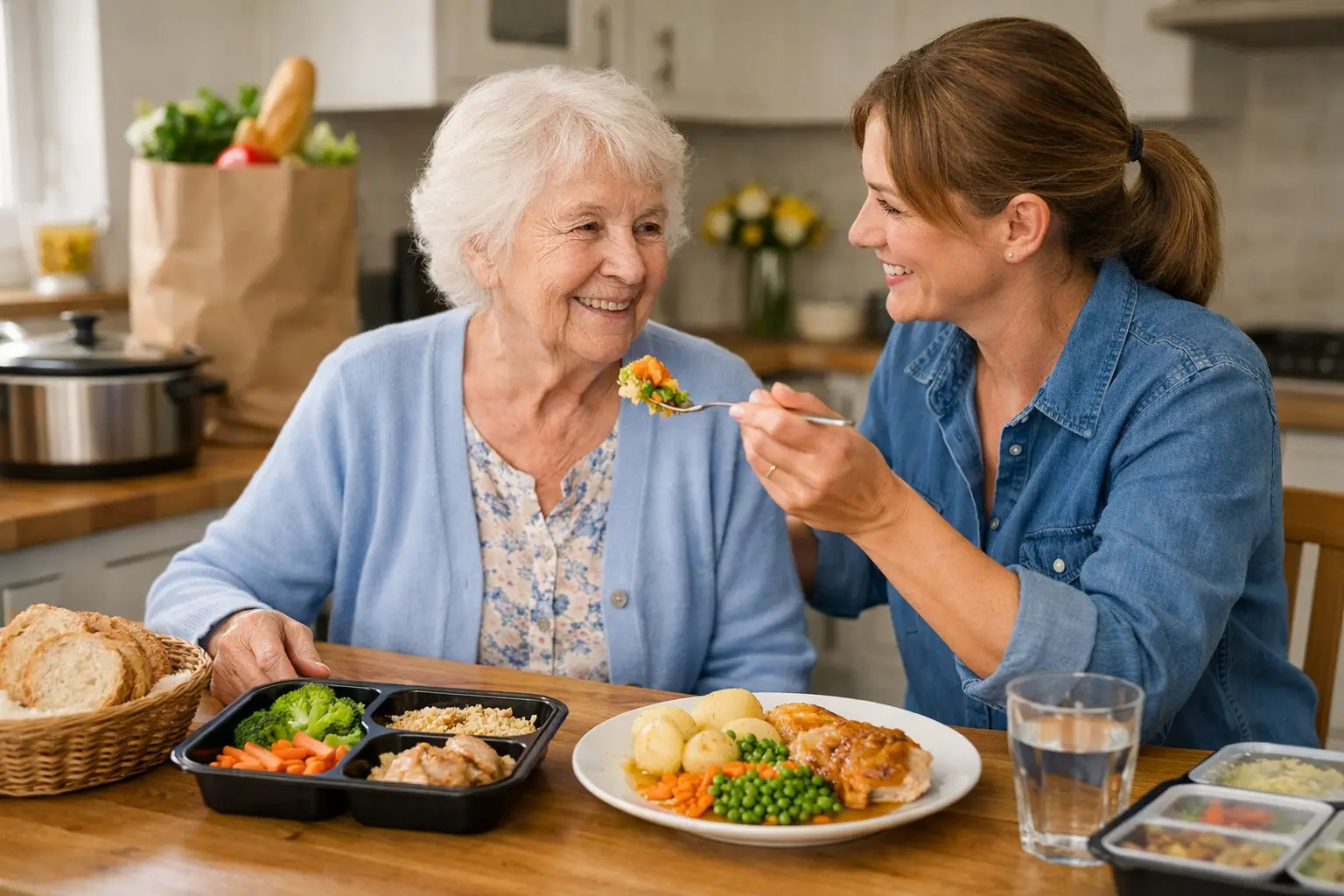 What meal support for elderly at home is best?