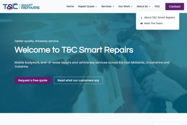 local vehicle repair service website