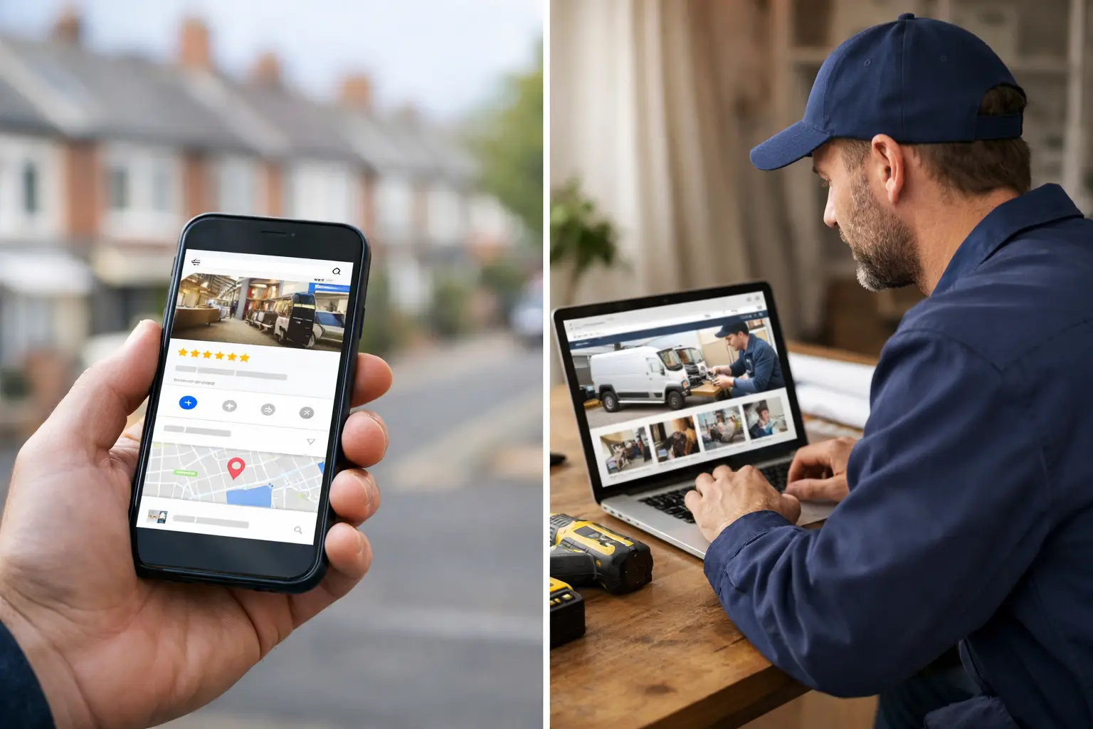 Google Business Profile vs Website for Local Trades